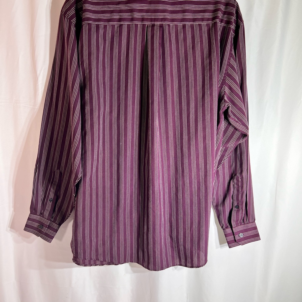 Van Heusen Men's Dress Shirt Size L 16-16 1/2